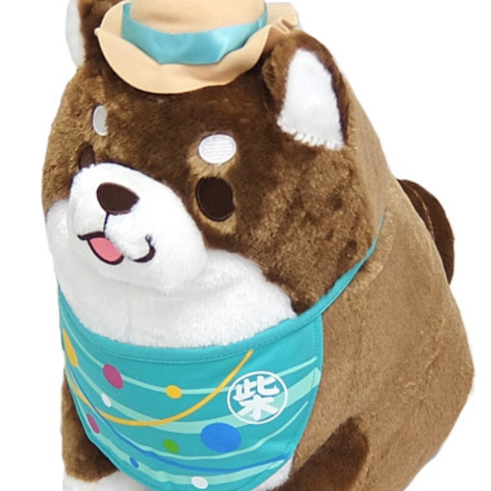 New Faithful Dog Big Mochishiba 5th Anniversary Plush Japan Toreba 35cm